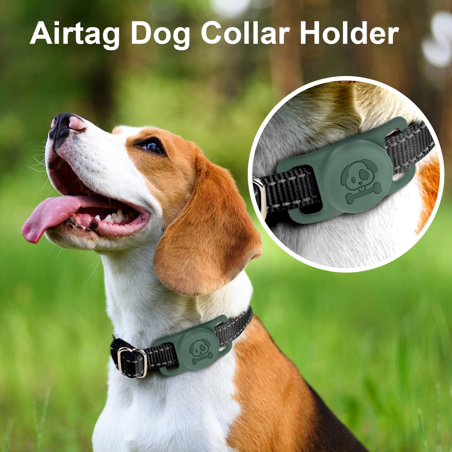 Silicone Protective Sleeve For Airtags Pet Dog Cat Positioning Tracker Collar Cover Anti-lost Protective Case